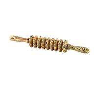 PEPLAYTAL Masajeador Abdominal de Madera 9 Rodillos Multifuncional para Espalda y Cuerpo Completo Herramienta de Masaje Manual para Fitness y Relajación