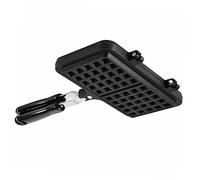 PEPLAYTAL Molde para Waffles de Antiadherente Herramienta de Repostería para Cocina Diseño Compacto y Fácil Limpieza Uso Seguro y Rápido Estufa Gas Accesorio para
