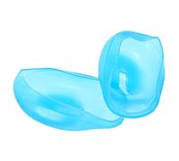 PEPLAYTAL Protector de Orejas de Silicona Azul para Peluquería Cubiertas Impermeables Reutilizables para Tintes y Cuidado Herramienta Práctica para Proteger Oídos Salones y Uso Personal