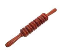PEPLAYTAL Rodillo De Masaje De Madera Doble Asa Herramienta De Relajación Para Espalda y Piernas Alivio De Fatiga Masaje Manual De Cuerpo Completo Diseño De Madera De Calidad
