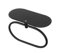PEPLAYTAL Soporte Adhesivo para Toallas de Baño con Estante Anillo Ovalado Inoxidable Montaje sin Taladro Diseño Moderno para Organización y Almacenamiento Baño