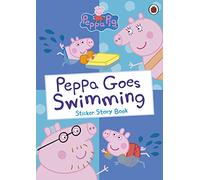Peppa Goes Swimming: Sticker Story Book (Peppa Pig)