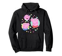 Peppa Pig 20th Anniversary Colorful Siblings Portrait Sudadera con Capucha