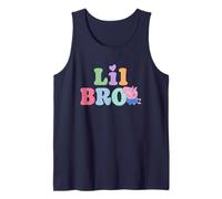 Peppa Pig 20th Anniversary Lil Bro Colorful Logo Camiseta sin Mangas