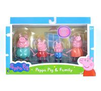 Peppa Pig 3" Figura De Peppa Y Su Familia 4-Pack