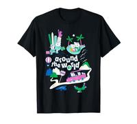 Peppa Pig Around The World Family Trip Vacation Route Camiseta