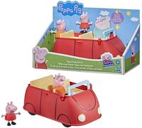 Peppa Pig Peppa's Adventures Peppa's Family Red Car Juguete preescolar, efectos de voz y sonido, incluye 2 figuras, para niños de 3 años en adelante