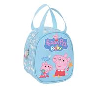 Peppa Pig Baby - Bolso Portameriendas, Portatodo, Máxima Resistencia, Porta Comida, Recreo, 19x14x22 cm, Color
