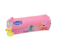 Peppa pig baby pig - estuche redondo escolar, infantil, niño, ideal p