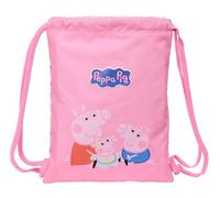 PEPPA PIG BABY PIG - Mochila Saco Plano Junior, Mochila, Ideal para Niños de Diferentes Edades, Cómoda y Versátil, Calidad y Resistencia, 26x34 cm