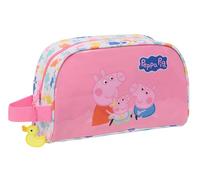 PEPPA PIG BABY PIG - Neceser Grande Niño, Neceser Infantil, Adaptable a Carro, Ideal para Niños de 5 a 14 Años, Cómodo y Versátil, Calidad y Resistencia, 26x16x9 cm