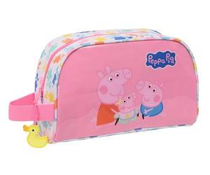PEPPA PIG BABY PIG - Neceser Grande Niño, Neceser Infantil, Adaptable a Carro, Ideal para Niños de 5 a 14 Años, Cómodo y Versátil, Calidad y Resistencia, 26x16x9 cm