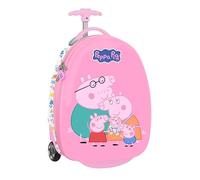 Safta Trolley de cabina Peppa Pig Baby Pig – 16 pulgadas, con ruedas y candado, 28x23x43 cm