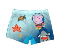 Peppa Pig, Bañador, Niños (3 a 8 años), Boxer de banho, Slip de Natation, Piscina, Playa, Natación, Verano, Modelo PEP23-0207 S1-5/6A, Bleu