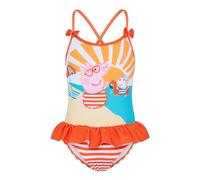 Peppa Pig - Bañador para niña, color naranja, naranja, 5-6 Años