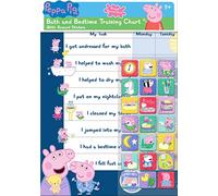 PEPPA PIG Bath Bedtime Reward Chart and Stickers Juguetes para apilar y Encajar, Multicolor, 29.7cm x 42cm (01.70.30.023)