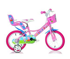 Peppa Pig Bicicleta niño, Bebés niñas, Rosa 14, 14''