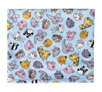 Peppa pig Braga Cuello Niños - Color Azul - Talla Única - Elaborada en 100% Poliéster - Diseño Estampado Producto Original Diseñado en España