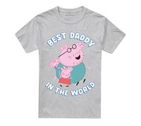 Peppa Pig Camiseta Best Daddy In The World para Adultos Unisex (TV21394)