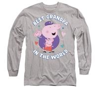 Peppa Pig Camiseta Best Grandpa In The World de Manga Larga para (TV21385)