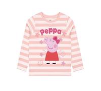 Peppa Pig Camiseta Niña Lazo En 3D, Hermosa Camiseta Manga Larga Niño, Ropa Niña, 5-6 Años