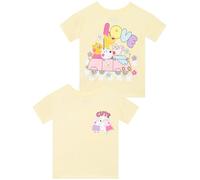Peppa Pig Camiseta Niña, Top de Manga Corta para Niños, Peppa y Suzy Ropa Niña, 3-4 Años