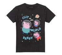 Peppa Pig Camiseta Out Of This World de Papá Pig para Adultos Unisex (TV21389)