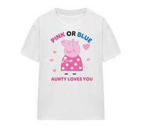 Peppa Pig Camiseta Pink Or Blue Aunty Pig Loves You para Mujer (TV21960)