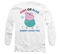Peppa Pig Camiseta Pink Or Blue Daddy Loves You de Manga Larga para (TV21399)
