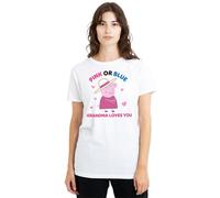 Peppa Pig Camiseta Pink Or Blue Grandma Pig Loves You para Adultos (TV21649)