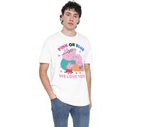 Peppa Pig Camiseta Pink Or Blue We Love You Diseño Familia para (TV21682)