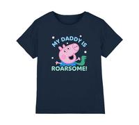 Peppa Pig Camiseta Roarsome Daddy de George Cerdito para Niños/Niñas (TV21673)