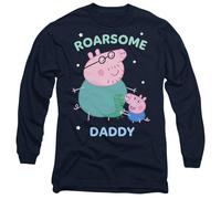 Peppa Pig Camiseta Roarsome de Papá Pig de Manga Larga para Adultos (TV21314)