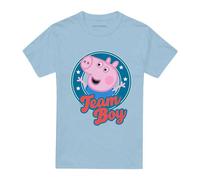 Peppa Pig Camiseta Team Boy de George Cerdito Diseño Insignia para (TV21670)