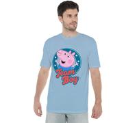 Peppa Pig Camiseta Team Boy de George Cerdito Diseño Insignia para (TV21670)