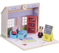 Peppa Pig Casa De Juguete De Madera Con Figuras Accesorios Casa De Juego Niños