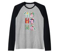 Peppa Pig Christmas Ho Ho Ho Brothers Portraits Camiseta Manga Raglan
