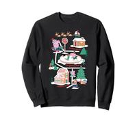 Peppa Pig Christmas Jolly Winter Town Map Sudadera