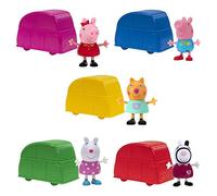 Peppa Pig - Coche Sorpresa Figura, Mix AL Azar