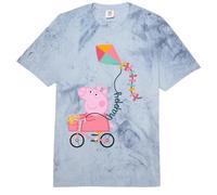 Peppa Pig - Cometa para Montar en Bicicleta al Aire Libre, Aventura clásica Comfort Colors Adult Heavyweight T-Shirt