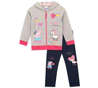 Peppa Pig Conjunto de Sudadera con capucha y leggings para Niñas Unicornio Multicolor 2-3 Años
