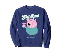 Peppa Pig Daddy Pig Girl Dad and Loving It Sudadera
