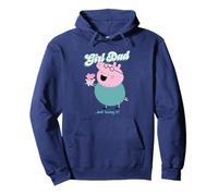 Peppa Pig Daddy Pig Girl Dad and Loving It Sudadera con Capucha