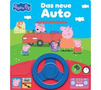 Peppa Pig - Das neue Auto - Soundbuch - Pappbilderbuch mit beweglichem Lenkrad und 8 spannenden Geräuschen für Kinder ab 3 Jahren - Peppa Wutz
