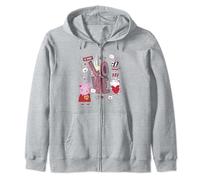 Peppa Pig Día de San Valentín Love Be Happy Friends Group Sudadera con Capucha