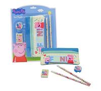 Peppa Pig, Estuche Portatodo, Cierre de Cremallera, Accesorio Escolar, Multicolor (CyP Brands)