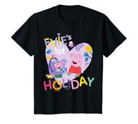 Peppa Pig Evie's First Holiday Camiseta