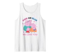 Peppa Pig Family Pink Or Blue We Love You Camiseta sin Mangas