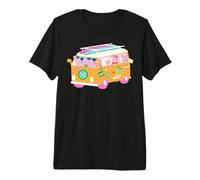 Peppa Pig Family Road Trip Travel Van Ready For City & Surf Camiseta Premium