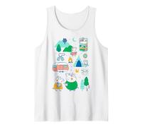 Peppa Pig Family Vacation Outdoor Caravan Camping Trip Camiseta sin Mangas